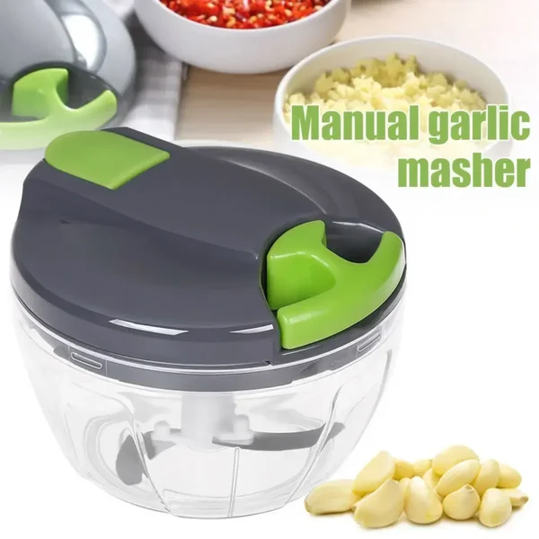 520ml-Manual-Food-Chopper-Hand-Pull-String-Vegetable-Cutter-Onions-Garlic-Chopper-Portable-Food-Mincer-for-600x600 520ml Manual Food Chopper Hand Pull String Vegetable Cutter Onions Garlic Chopper Portable Food Mincer for Garlic Ginger Fruits - Image 1