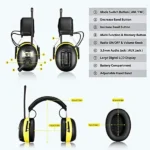 ARM NEXT Electronic Noise Reduction Earmuff Hearing Protector Headphone Digital AM/FM Radio Stereo Hearing Protection Ear Muffs - Image 4