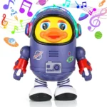 Baby Duck Toy Musical Interactive Toy Electric with Lights and Sounds Dancing Robot Space Elements for Infants Babies Kids Gifts