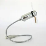 Hand Mini USB Fan Portable Gadgets Flexible Gooseneck LED Clock Cool For Laptop PC Notebook Real Time Display Durable Adjustable - Image 4